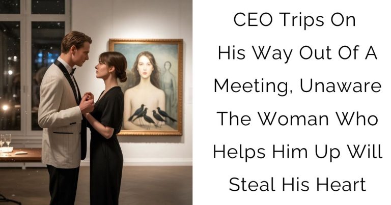 CEO Trips On His Way Out Of A Meeting, Unaware The Woman Who Helps Him Up Will Steal His Heart