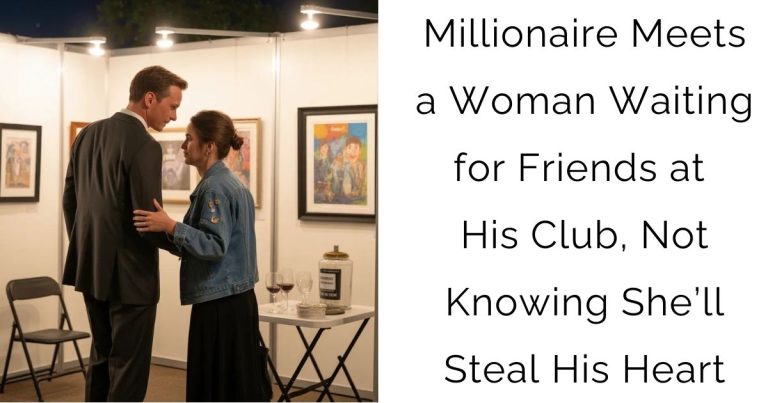 Millionaire Meets a Woman Waiting for Friends at His Club, Not Knowing She’ll Steal His Heart