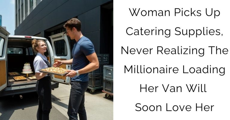 Woman Picks Up Catering Supplies, Never Realizing The Millionaire Loading Her Van Will Soon Love Her