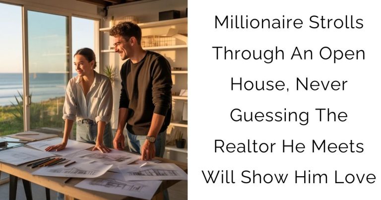 Millionaire Strolls Through An Open House, Never Guessing The Realtor He Meets Will Show Him Love