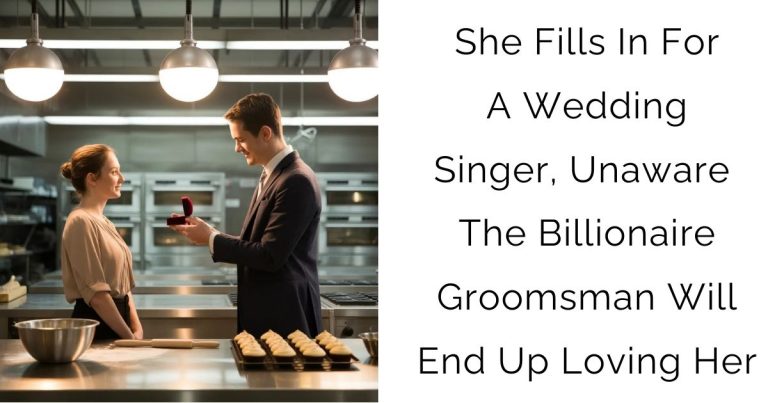 She Fills In For A Wedding Singer, Unaware The Billionaire Groomsman Will End Up Loving Her