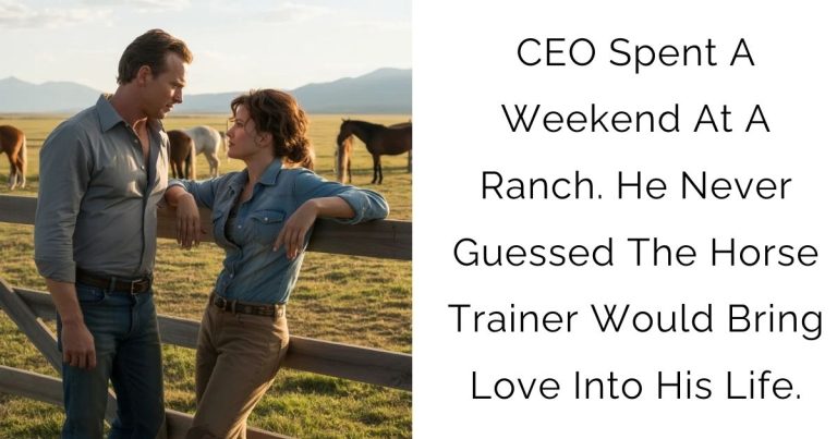 CEO Spent A Weekend At A Ranch. He Never Guessed The Horse Trainer Would Bring Love Into His Life.