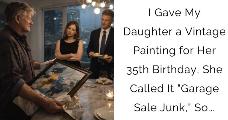 I Gave My Daughter a Vintage Painting for Her 35th Birthday, She Called It “Garage Sale Junk,” So…