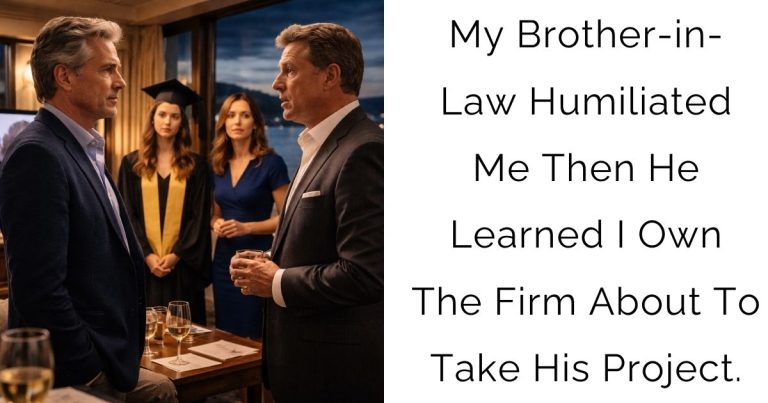 My Brother-in-Law Humiliated Me—Then He Learned I Own The Firm About To Take His Project.