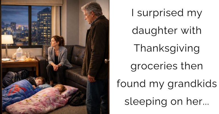 I surprised my daughter with Thanksgiving groceries — then found my grandkids sleeping on her…