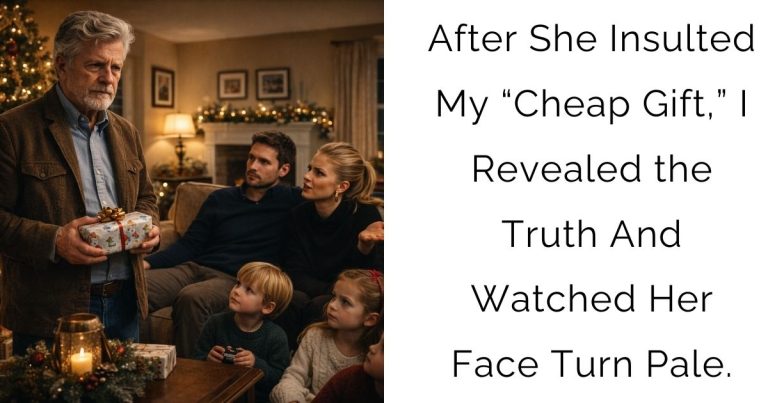 After She Insulted My “Cheap Gift,” I Revealed the Truth — And Watched Her Face Turn Pale.