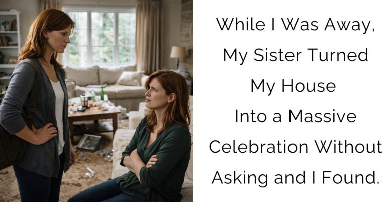 While I Was Away, My Sister Turned My House Into a Massive Celebration Without Asking — and I Found.