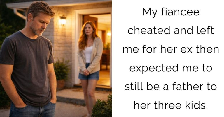 My fiancee cheated and left me for her ex then expected me to still be a father to her three kids.