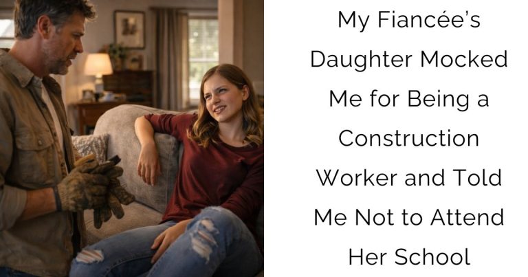 My Fiancée’s Daughter Mocked Me for Being a Construction Worker and Told Me Not to Attend Her School