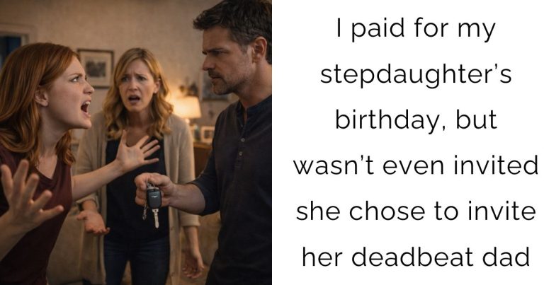 I paid for my stepdaughter’s birthday, but wasn’t even invited she chose to invite her deadbeat dad