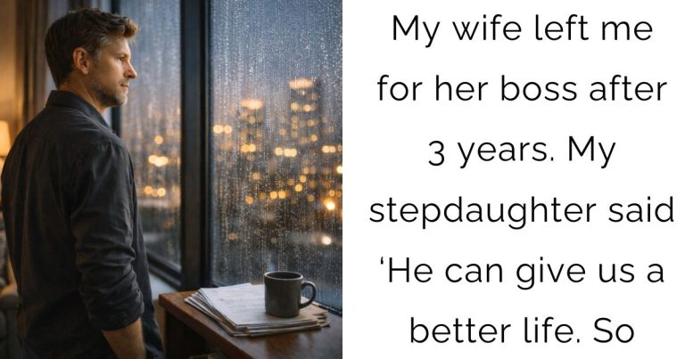 My wife left me for her boss after 3 years. My stepdaughter said ‘He can give us a better life. So