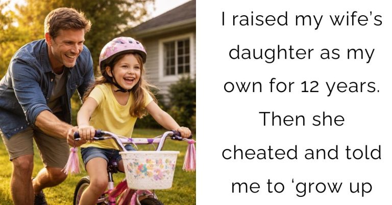 I raised my wife’s daughter as my own for 12 years. Then she cheated and told me to ‘grow up