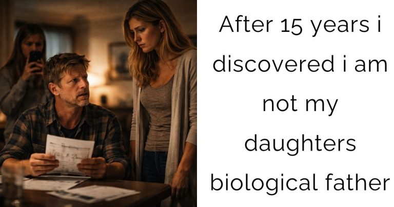 After 15 years i discovered i am not my daughters biological father