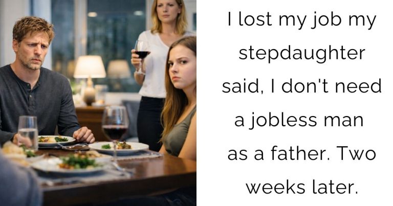 I lost my job my stepdaughter said, I don’t need a jobless man as a father. Two weeks later.