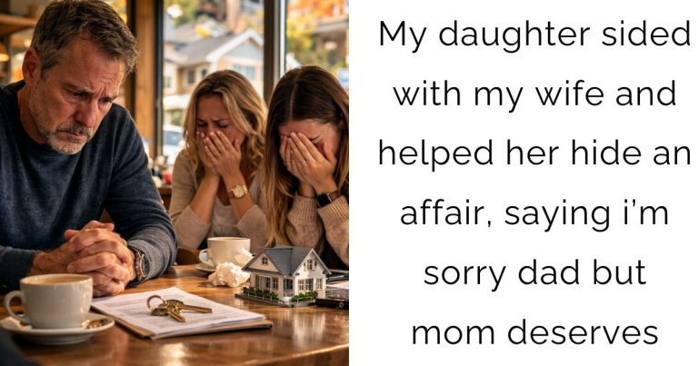 My daughter sided with my wife and helped her hide an affair, saying i’m sorry dad but mom deserves