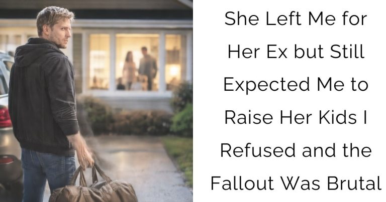 She Left Me for Her Ex but Still Expected Me to Raise Her Kids I Refused and the Fallout Was Brutal