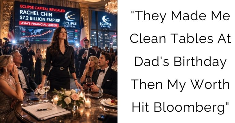 “They Made Me Clean Tables At Dad’s Birthday—Then My Worth Hit Bloomberg”