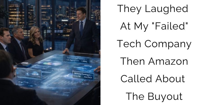 They Laughed At My “Failed” Tech Company—Then Amazon Called About The Buyout