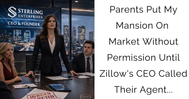 Parents Put My Mansion On Market Without Permission — Until Zillow’s CEO Called Their Agent…