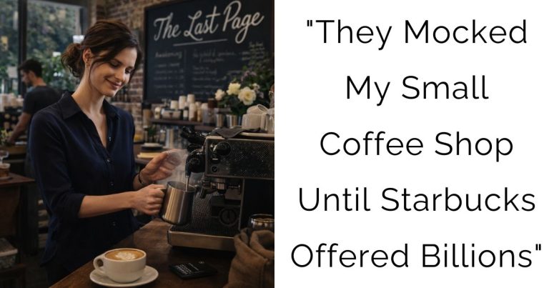 “They Mocked My Small Coffee Shop Until Starbucks Offered Billions”