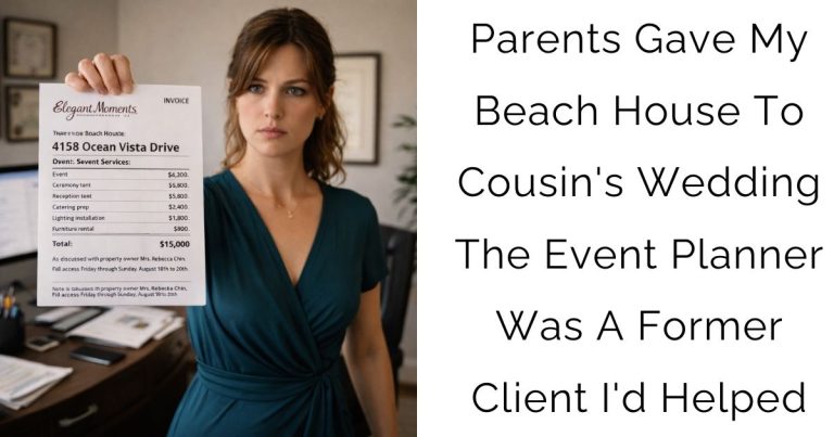 Parents Gave My Beach House To Cousin’s Wedding — The Event Planner Was A Former Client I’d Helped