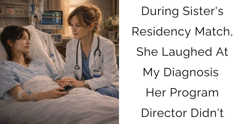 During Sister’s Residency Match, She Laughed At My Diagnosis—Her Program Director Didn’t