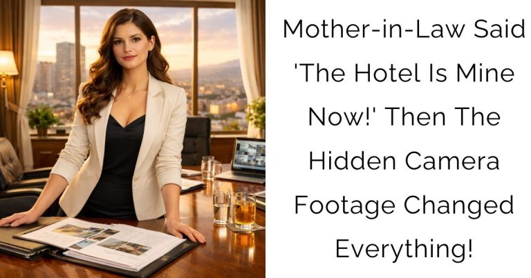 Mother-in-Law Said ‘The Hotel Is Mine Now!’ Then The Hidden Camera Footage Changed Everything!