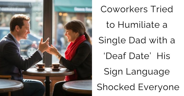 Coworkers Tried to Humiliate a Single Dad with a ‘Deaf Date’ — His Sign Language Shocked Everyone
