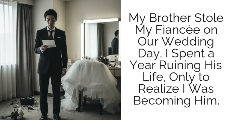 My Brother Stole My Fiancée on Our Wedding Day. I Spent a Year Ruining His Life, Only to Realize I Was Becoming Him.