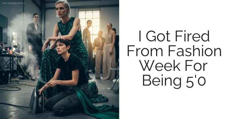I Got Fired From Fashion Week For Being 5'0