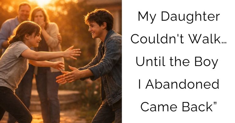 My Daughter Couldn’t Walk… Until the Boy I Abandoned Came Back”