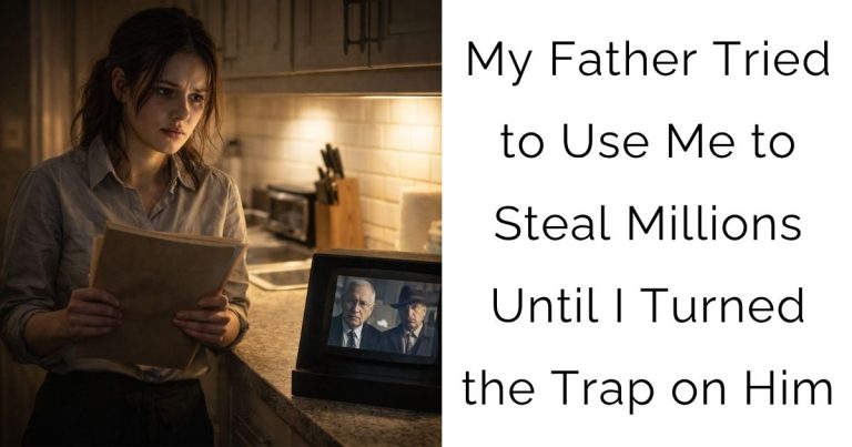 My Father Tried to Use Me to Steal Millions—Until I Turned the Trap on Him