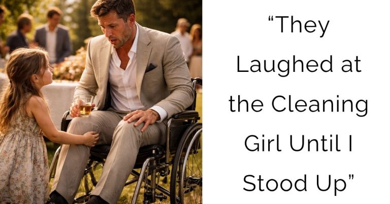 “They Laughed at the Cleaning Girl—Until I Stood Up”