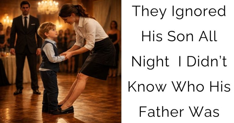 They Ignored His Son All Night — I Didn’t Know Who His Father Was
