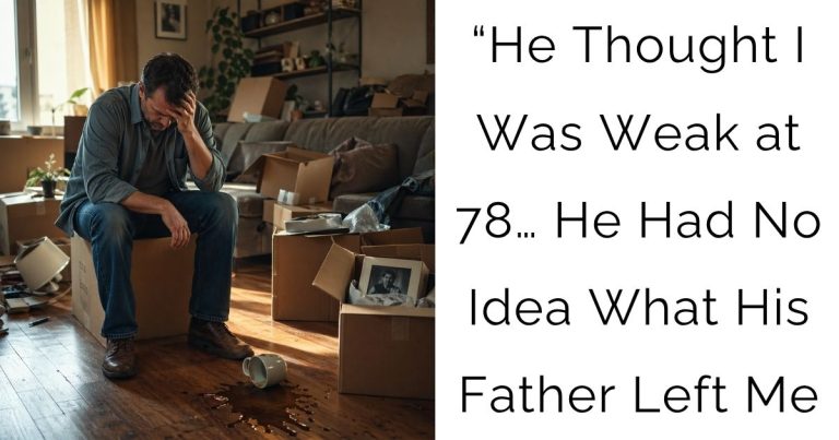 “He Thought I Was Weak at 78… He Had No Idea What His Father Left Me