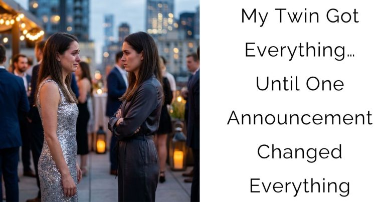My Twin Got Everything… Until One Announcement Changed Everything