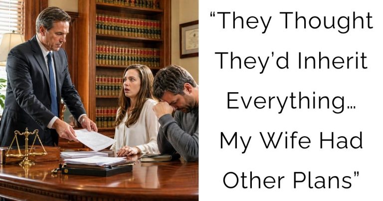“They Thought They’d Inherit Everything… My Wife Had Other Plans”