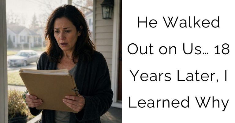 He Walked Out on Us… 18 Years Later, I Learned Why”