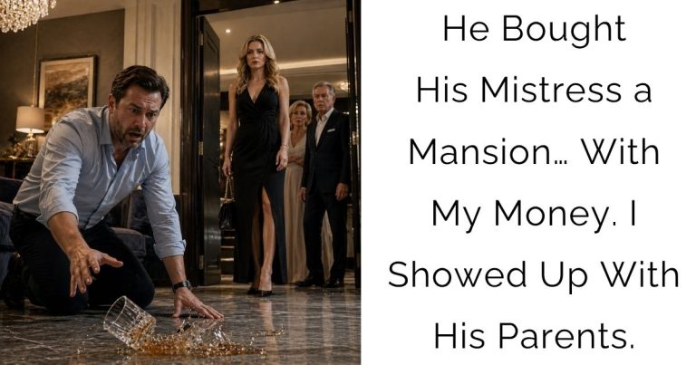 He Bought His Mistress a Mansion… With My Money. I Showed Up With His Parents.