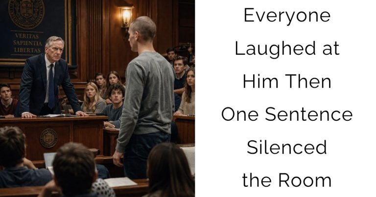 Everyone Laughed at Him—Then One Sentence Silenced the Room