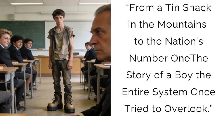 “From a Tin Shack in the Mountains to the Nation’s Number One—The Story of a Boy the Entire System Once Tried to Overlook.”