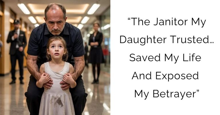“The Janitor My Daughter Trusted… Saved My Life — And Exposed My Betrayer”