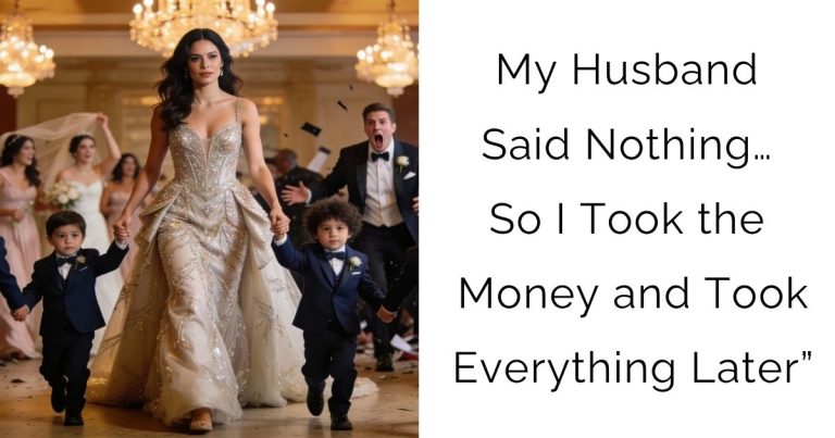 My Husband Said Nothing… So I Took the Money and Took Everything Later”