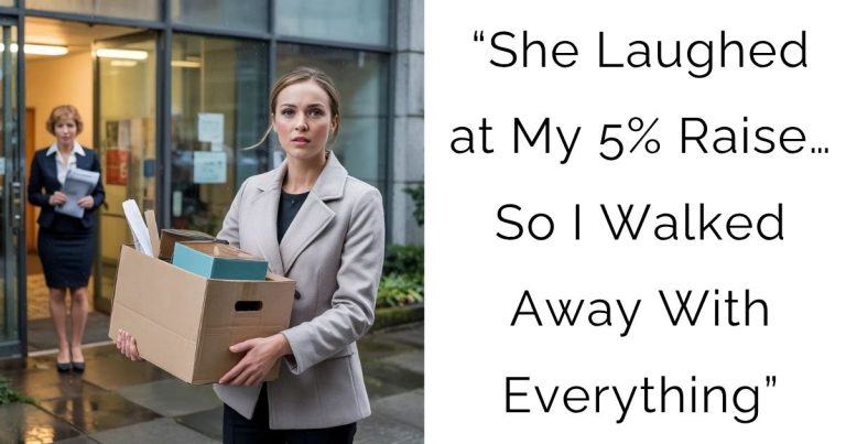 “She Laughed at My 5% Raise… So I Walked Away With Everything”