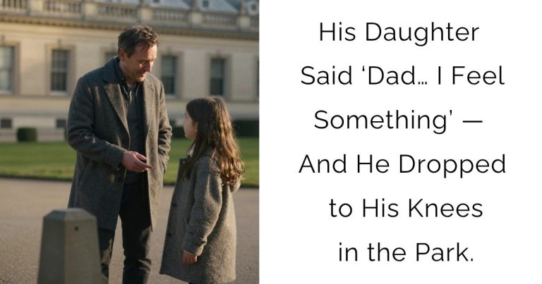 His Daughter Said ‘Dad… I Feel Something’ — And He Dropped to His Knees in the Park.