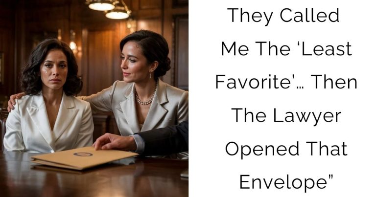 They Called Me The ‘Least Favorite’… Then The Lawyer Opened That Envelope”