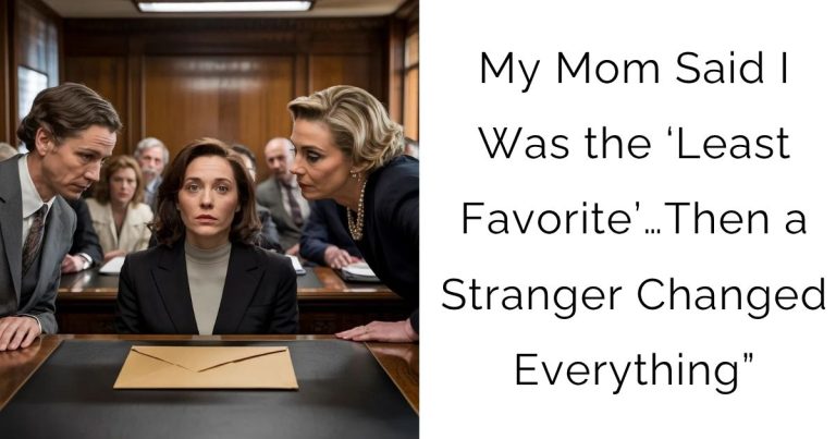 My Mom Said I Was the ‘Least Favorite’… Then a Stranger Changed Everything”