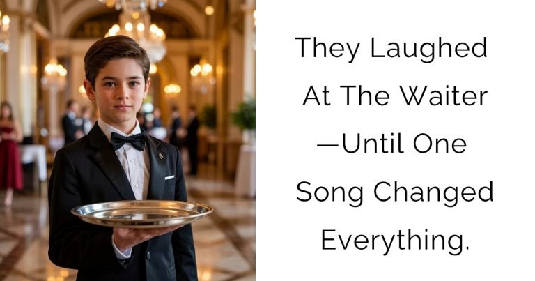 They Laughed At The Waiter—Until One Song Changed Everything.