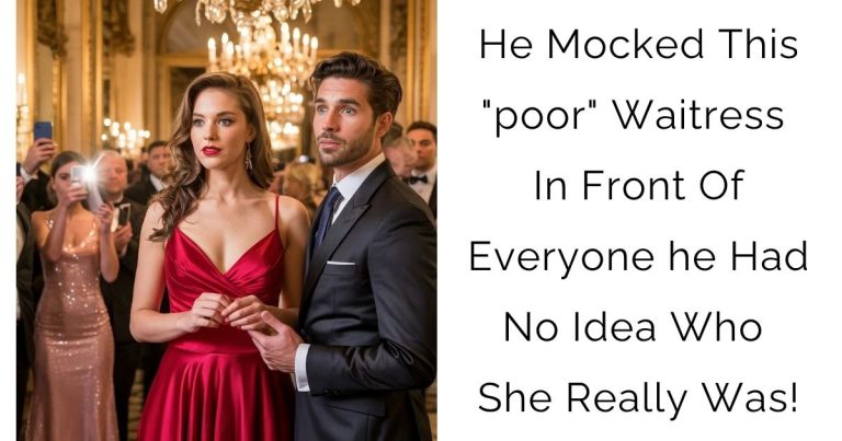 He Mocked This “poor” Waitress In Front Of Everyone—he Had No Idea Who She Really Was!