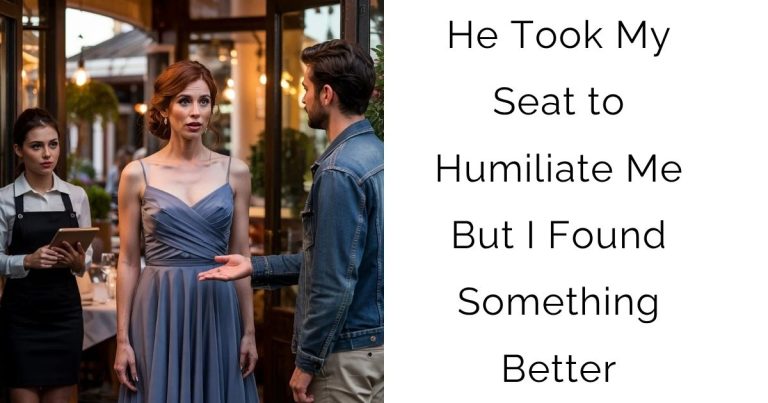 He Took My Seat to Humiliate Me — But I Found Something Better